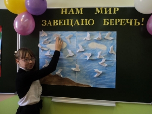 Послание дружбы хальчанских школьников Ветковского района признано одним из лучших в СНГ