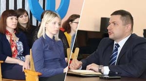 Глава района Павел Силивончик встретился с коллективами отдела образования, спорта и туризма и Центра творчества детей и молодёжи
