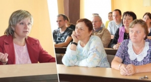 В рамках работы информационно-пропагандистской группы наш район посетила начальник отдела юридической и кадровой службы жилищно-коммунального хозяйства Гомельской области Елена Ковалева