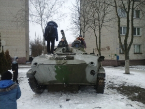 Символ ВДВ установили в Ветке