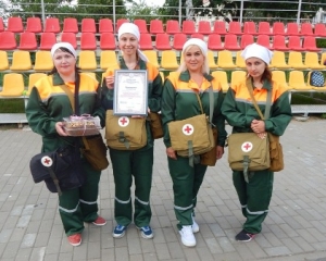 В районе прошли соревнования санитарных звеньев